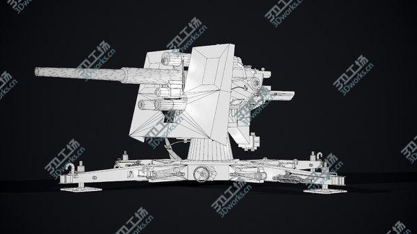 images/goods_img/20210312/3D 88 Flak Cannon Gameready model/5.jpg